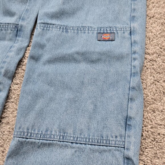 Dickies Loose Fit Double Knee Jeans Men's Light Wash Rugged Work Everyday 29x32 - Picture 3 of 8